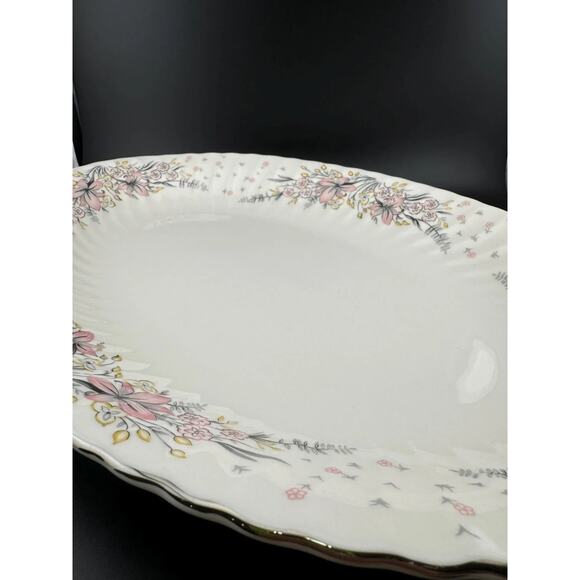 Mid Century Syracuse China Elizabeth Lily Pattern 14" Serving Platter - Picture 6 of 9